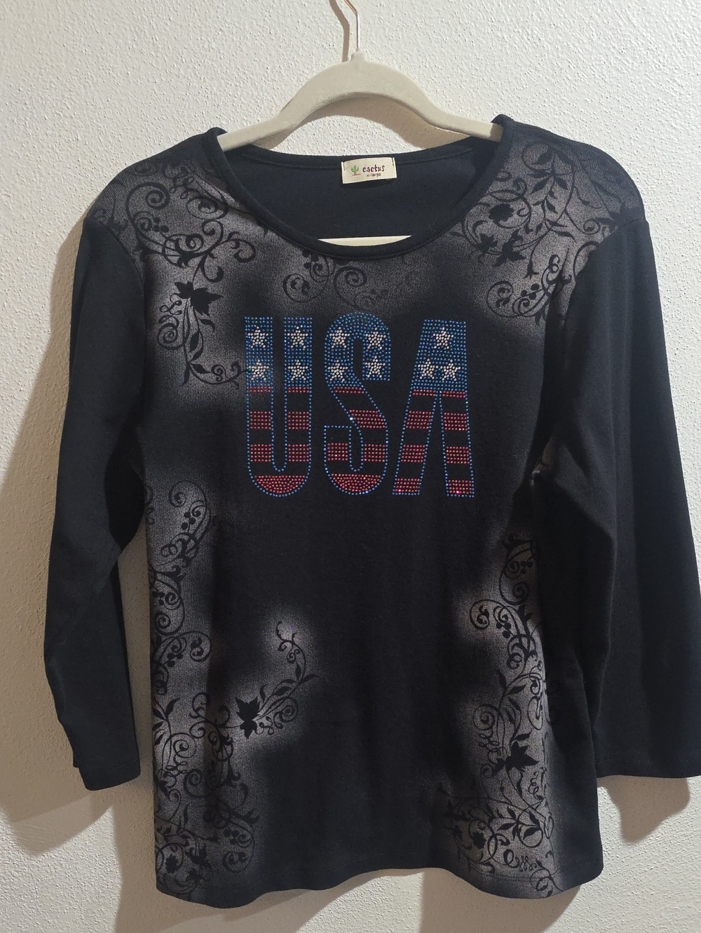Cactus Y2K USA  Cotton T-Shirt